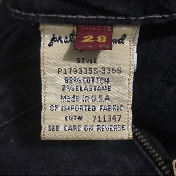 7 For all Mankind Black Jeans Size 28 - Picture 3 of 6